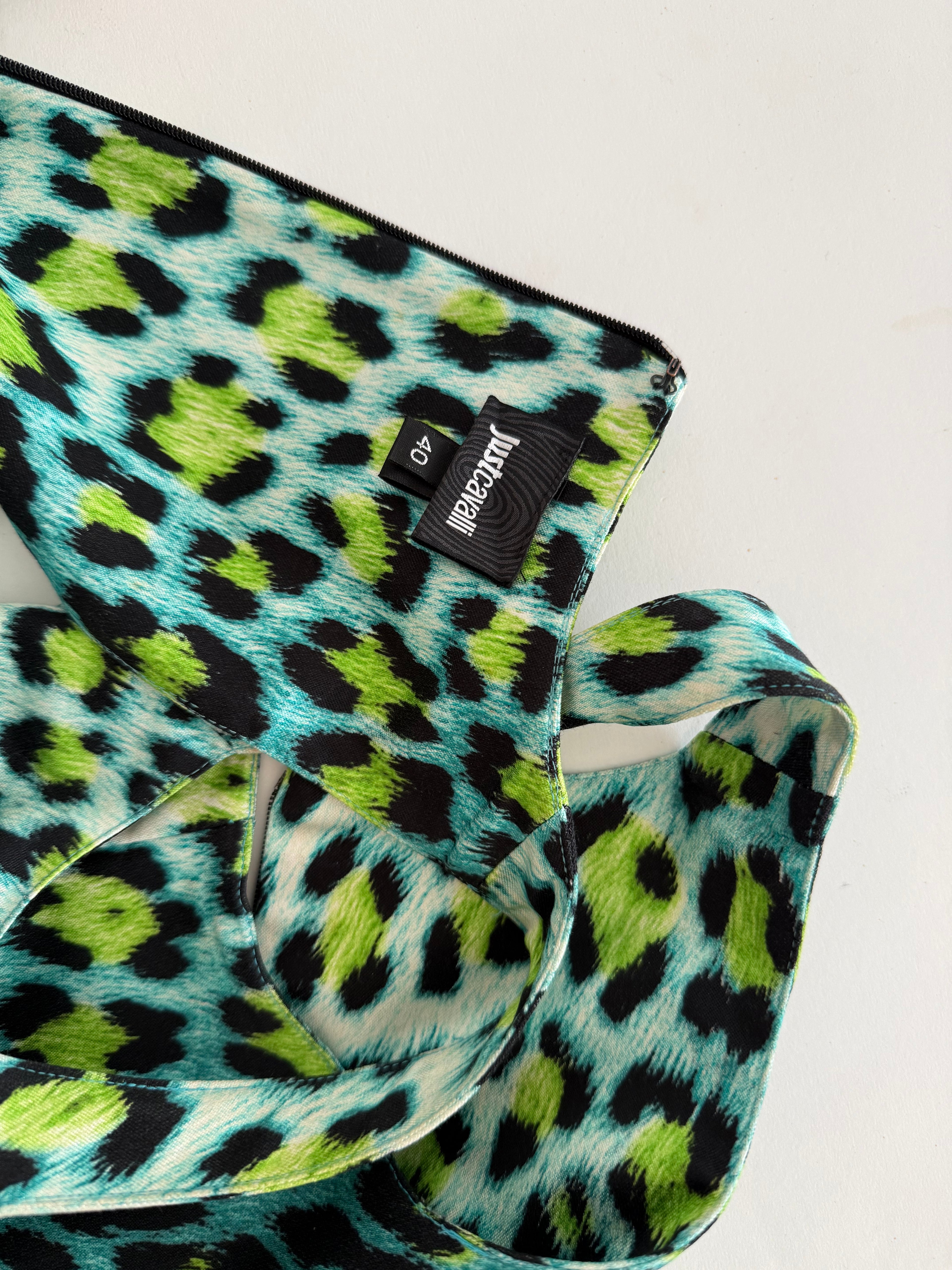 Just Cavalli animalier print 2000s dress