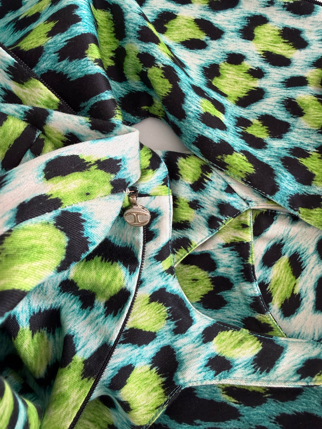 Just Cavalli animalier print 2000s dress