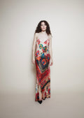 John Galliano paisley dress silk