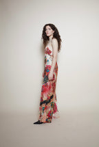John Galliano paisley dress silk
