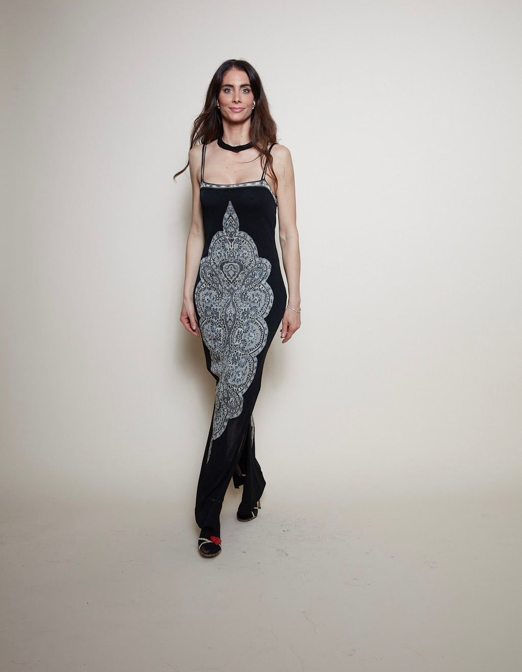 Kenzo Paris 90s long dress