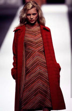 Rare iconic Missoni FW 1996 Runway wool coat Kate Moss
