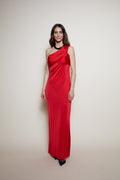 Versace 90s red gown