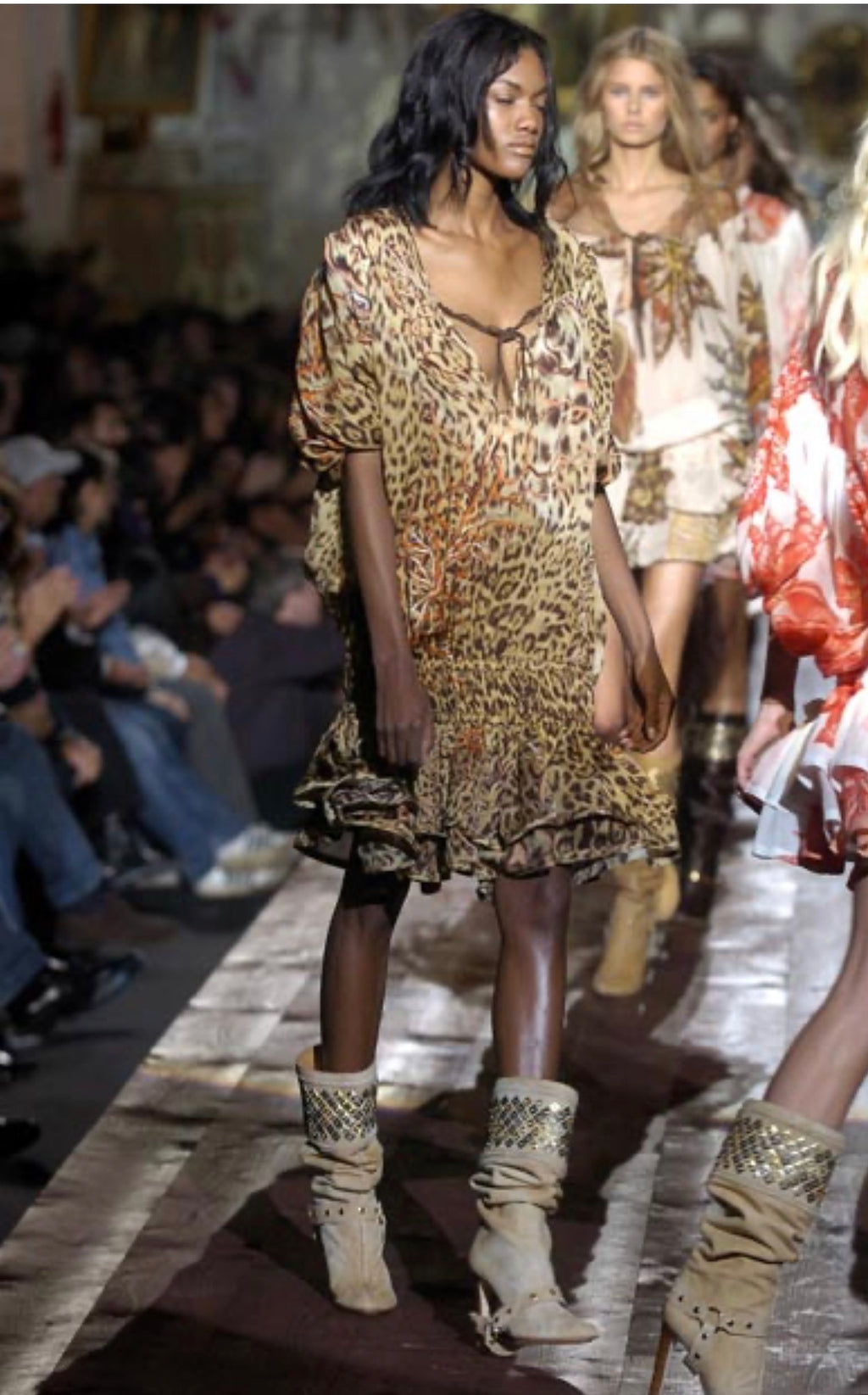 Roberto Cavalli S/S 2005 Runway dress leopard