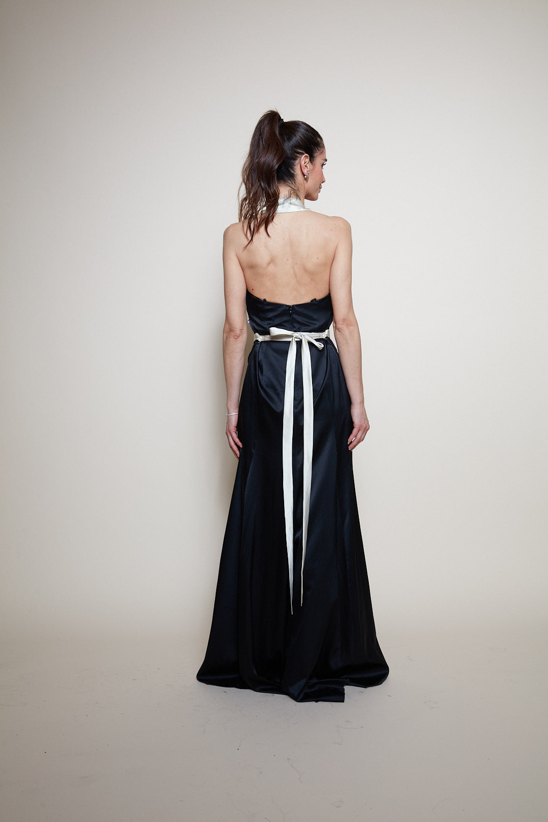 Dina Bar-El 90s evening black gown