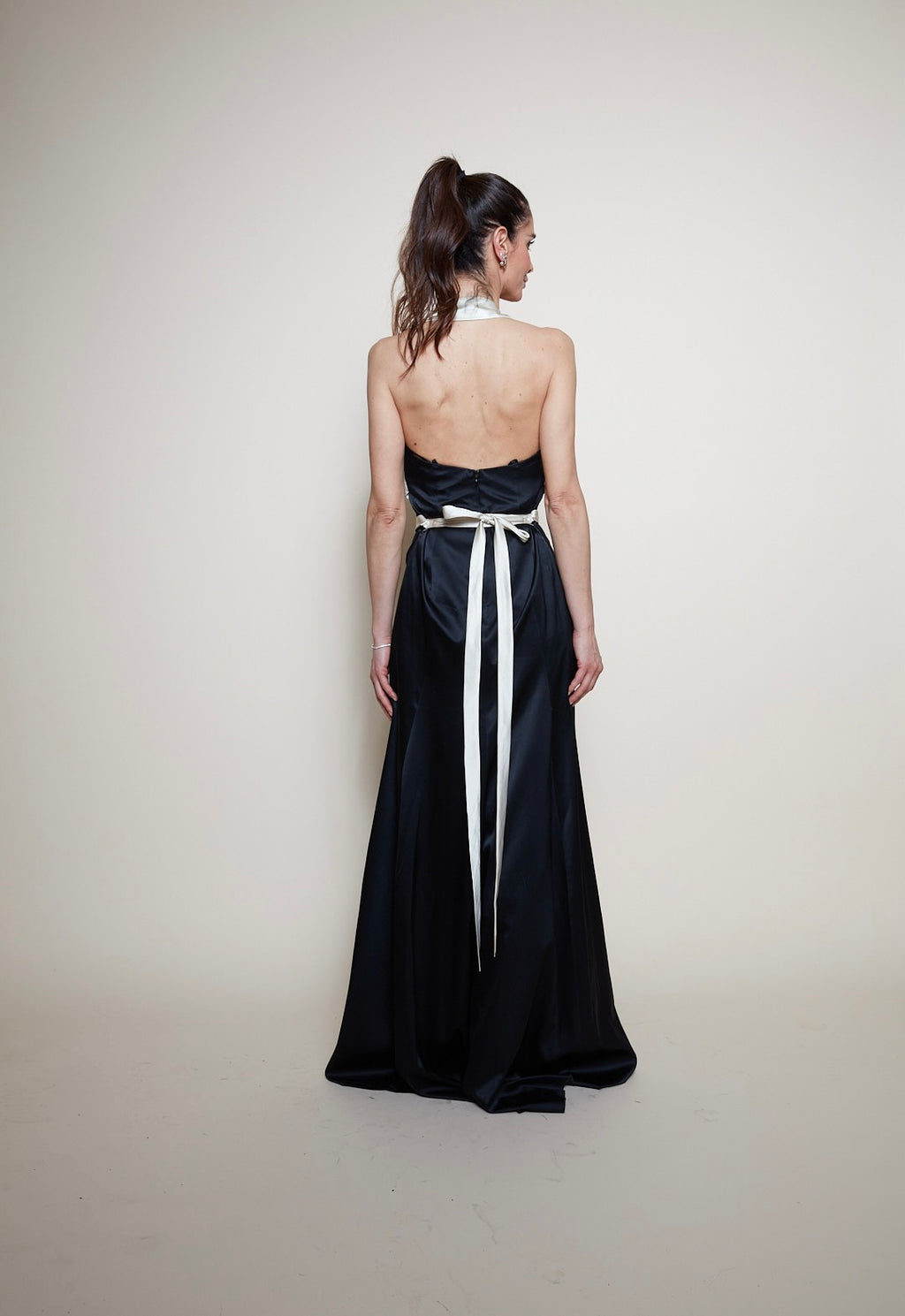 Dina Bar-El 90s evening black gown