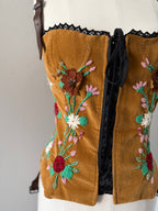 Dolce & Gabbana FW 2002 embroidered top bustier