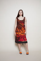 Cavalli Class sunset dress 90s