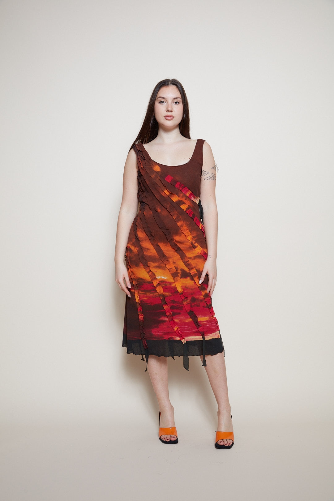 Cavalli Class sunset dress 90s