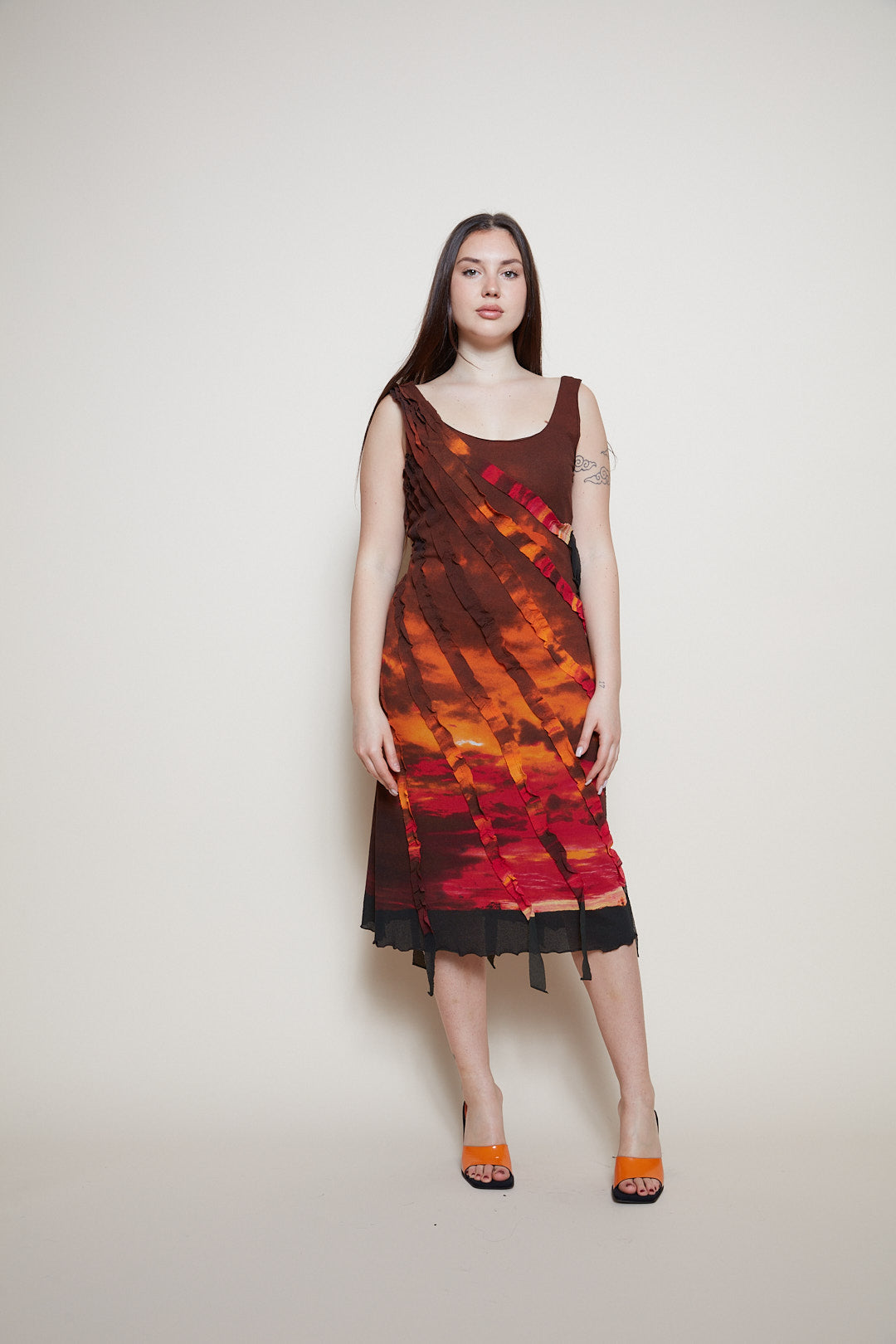 Cavalli Class sunset dress 90s