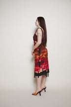 Cavalli Class sunset dress 90s