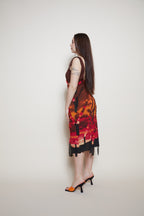 Cavalli Class sunset dress 90s