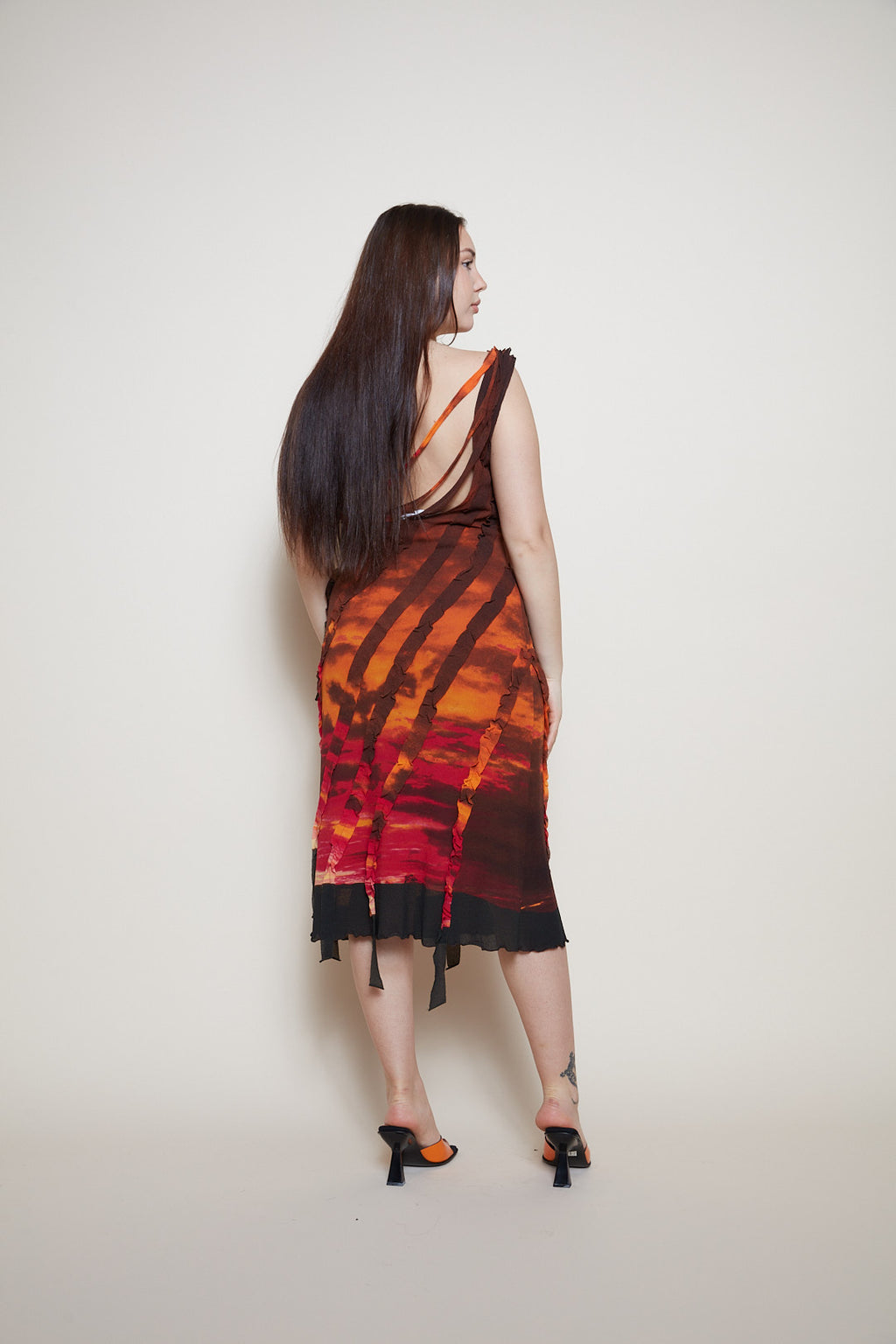 Cavalli Class sunset dress 90s