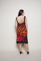 Cavalli Class sunset dress 90s