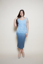 Cavalli Class light blue dress