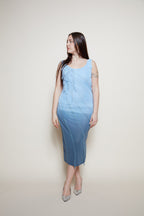 Cavalli Class light blue dress