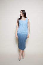 Cavalli Class light blue dress