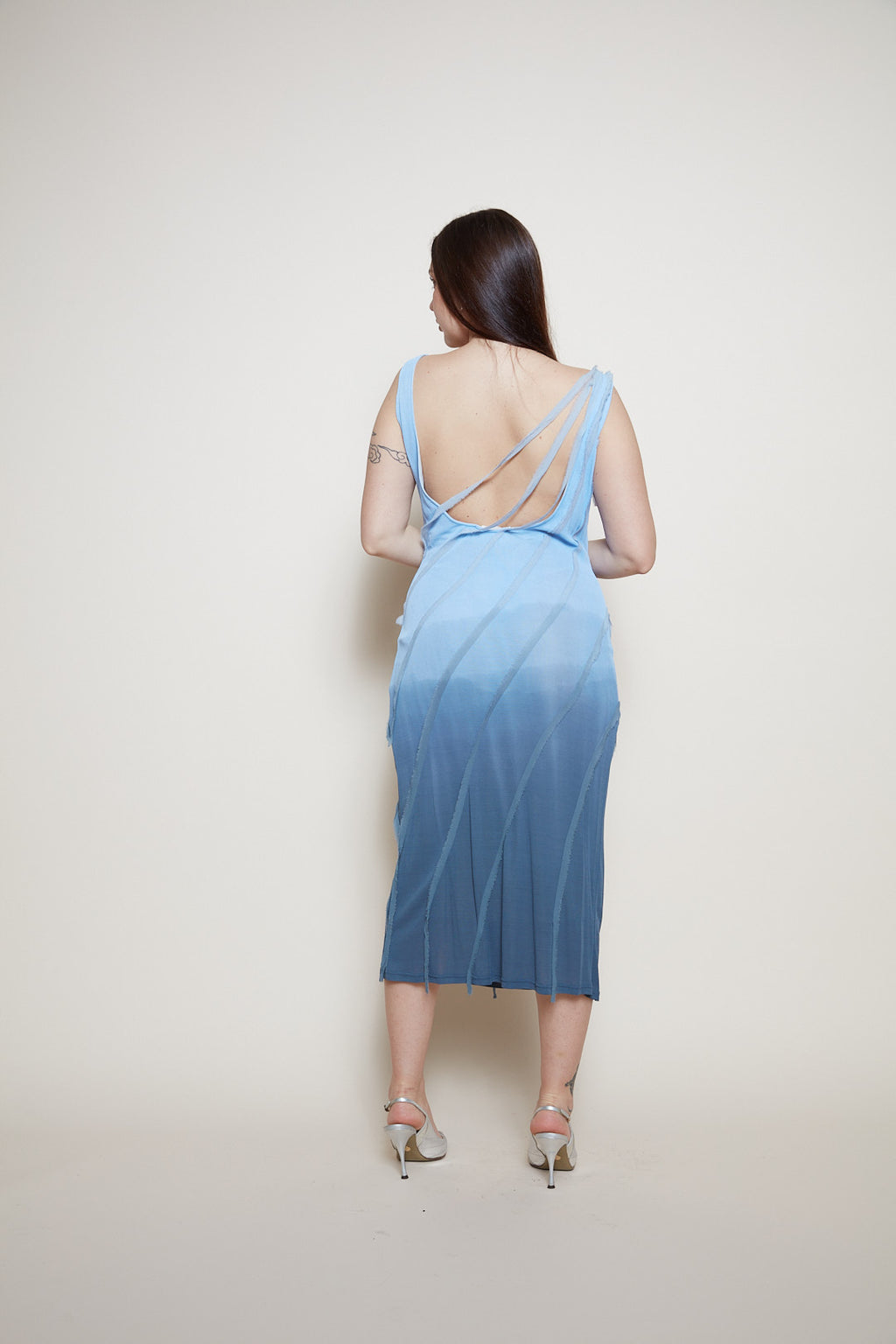 Cavalli Class light blue dress