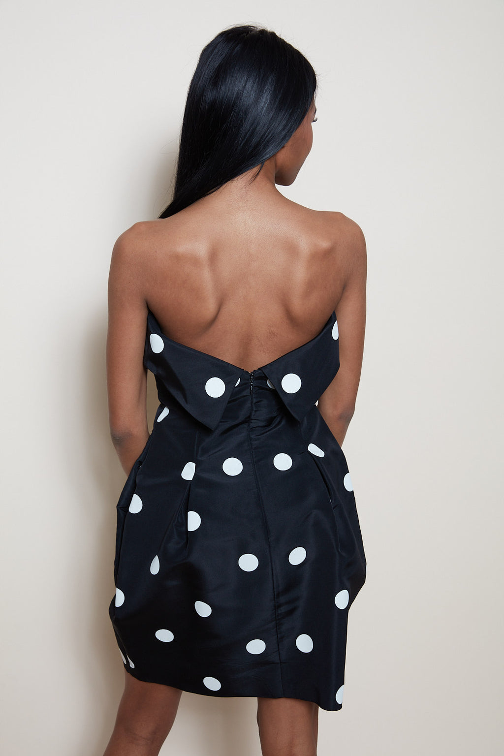 Oscar de la Renta polka dot dress