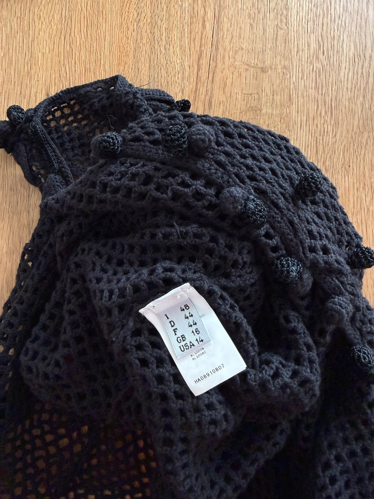 Moschino Cheap and Chic top crochet vintage