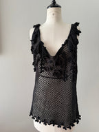 Moschino Cheap and Chic top crochet vintage