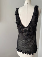 Moschino Cheap and Chic top crochet vintage