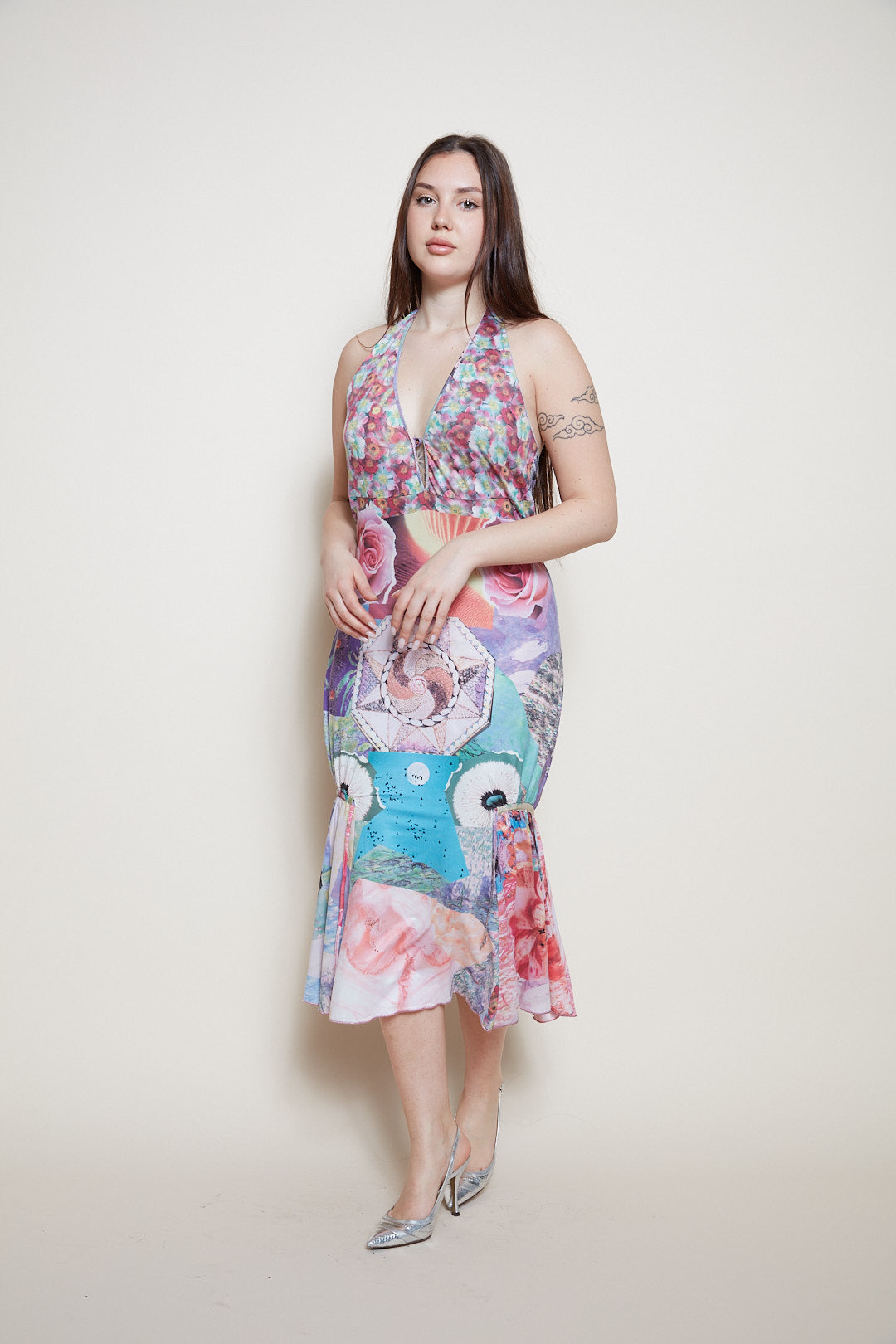 Class Cavalli multicolor dress