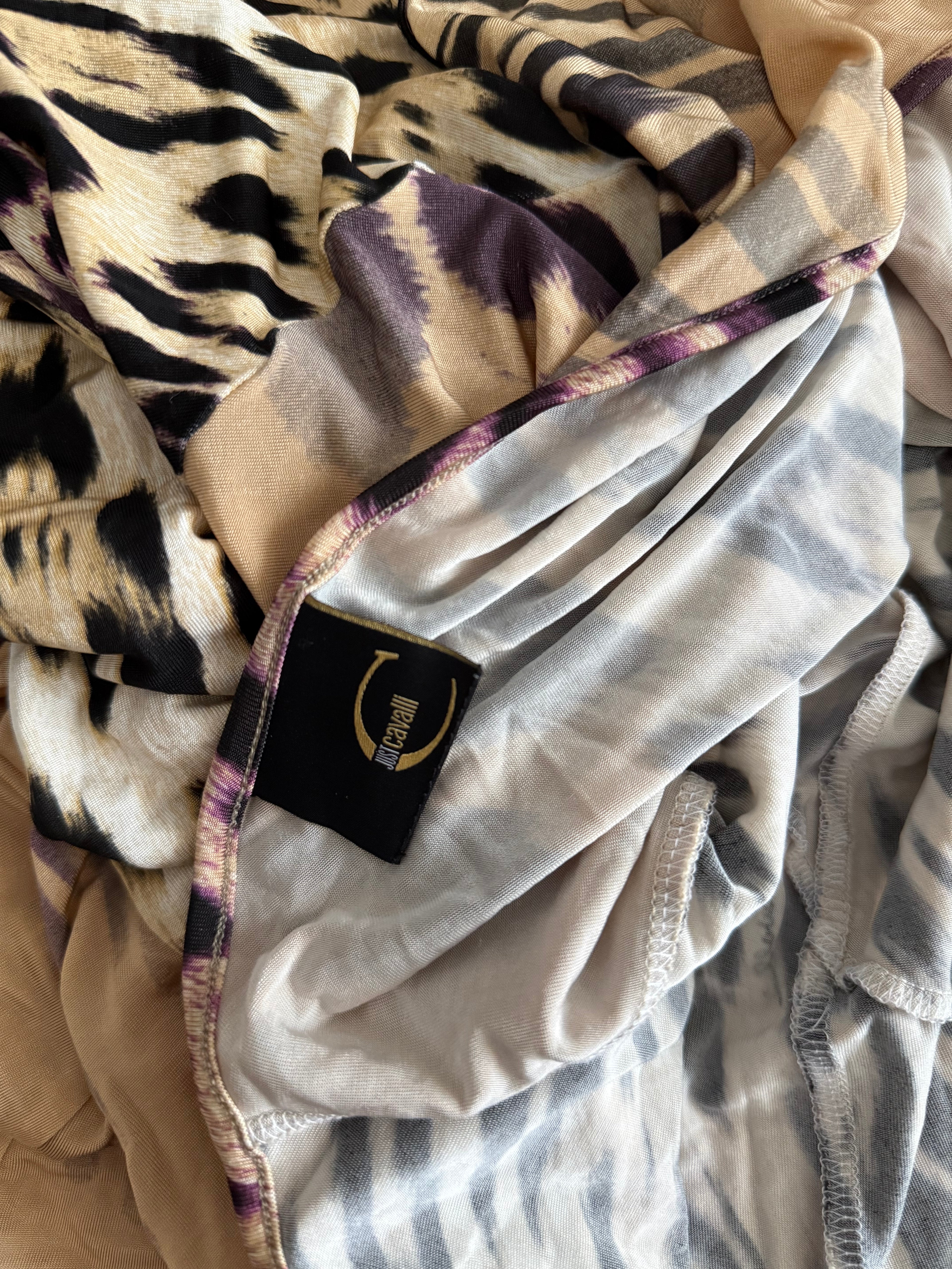 Just Cavalli Leo print dress circa 2005