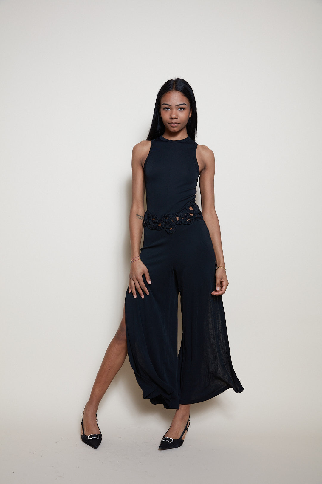 Ritmo di Perla black 90s jumpsuit
