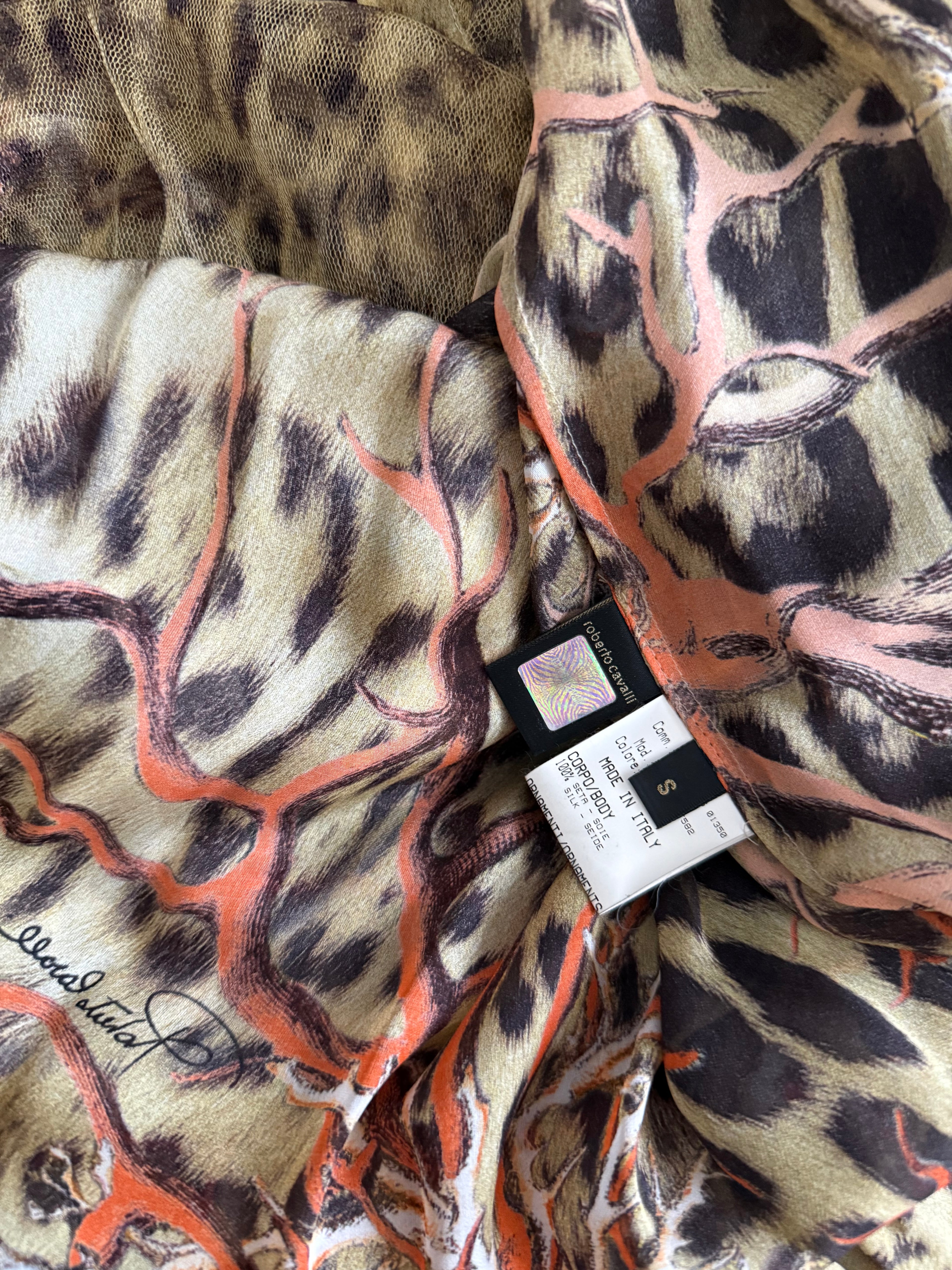 Roberto Cavalli S/S 2005 Runway dress leopard