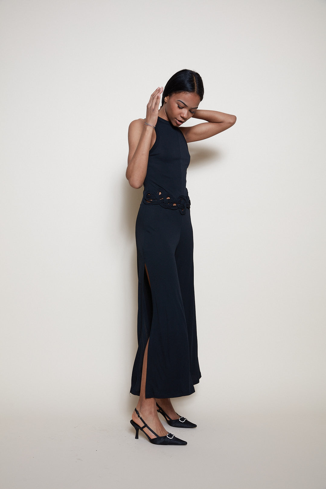 Ritmo di Perla black 90s jumpsuit