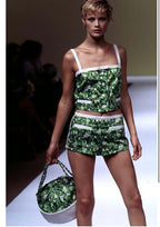 Iceberg SS 1996 Runway lime summer shirt