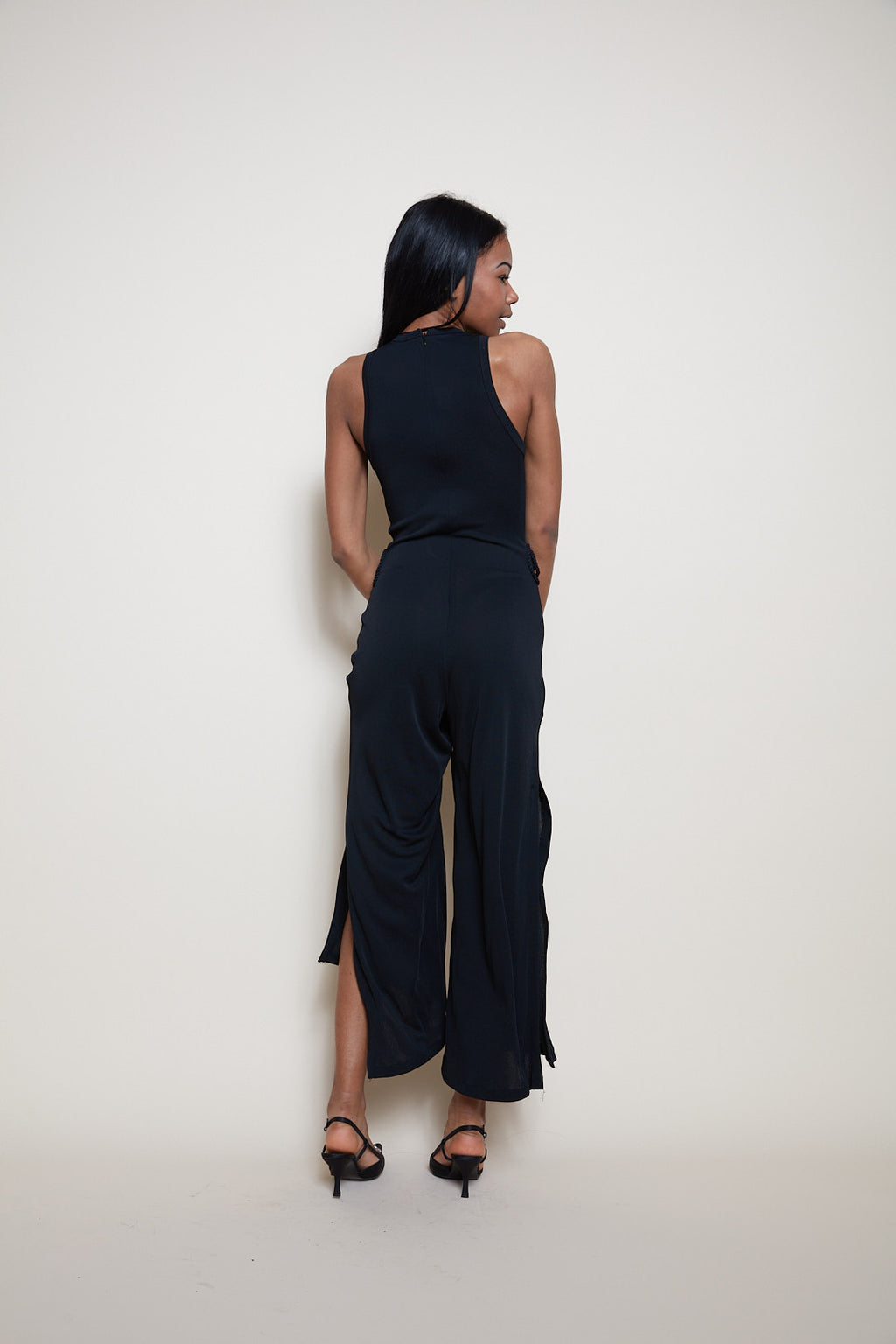 Ritmo di Perla black 90s jumpsuit