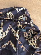 Roberto Cavalli F/W 2007 leo brown mini dress