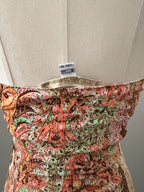 Roberto Cavalli Class 2004 patchwork print halter maxi dress
