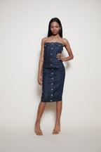 Jean Paul Gaultier 90s denim dress