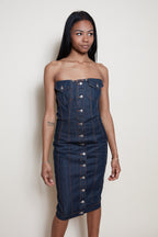 Jean Paul Gaultier 90s denim dress