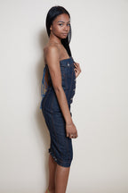 Jean Paul Gaultier 90s denim dress