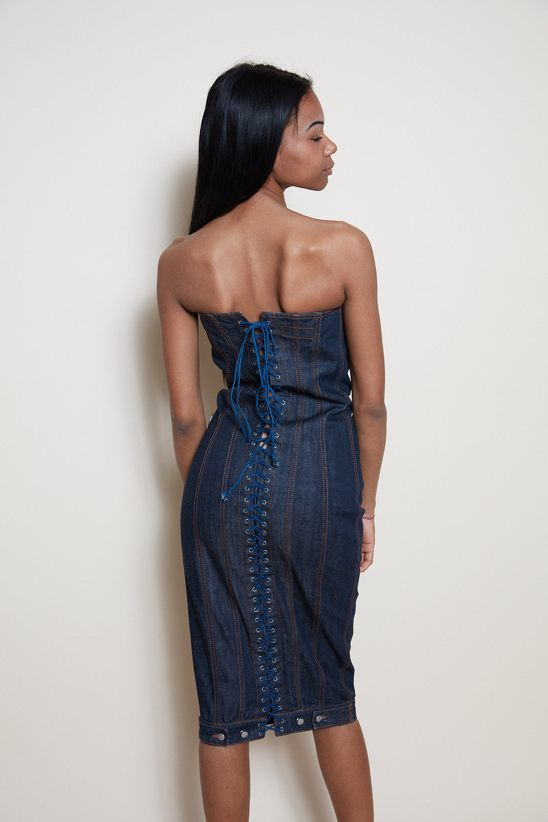 Jean Paul Gaultier 90s denim dress