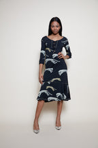 Roberto Cavalli F/W 2002 panther dress