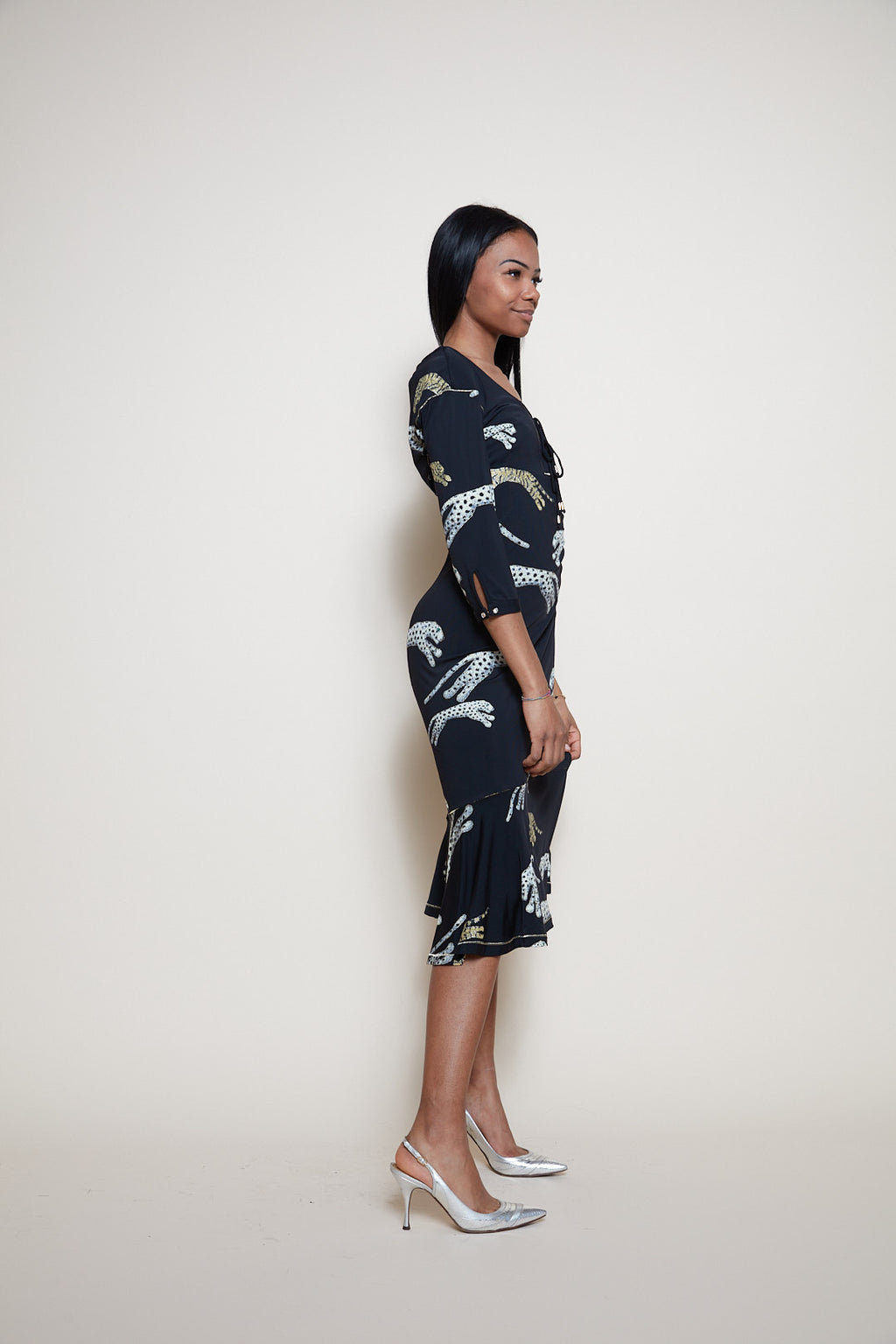 Roberto Cavalli F/W 2002 panther dress