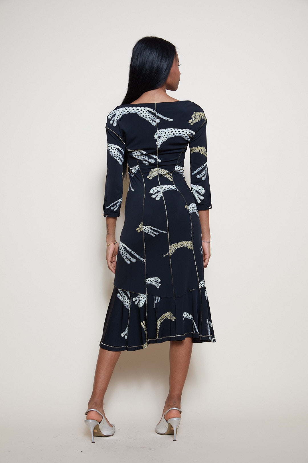 Roberto Cavalli F/W 2002 panther dress