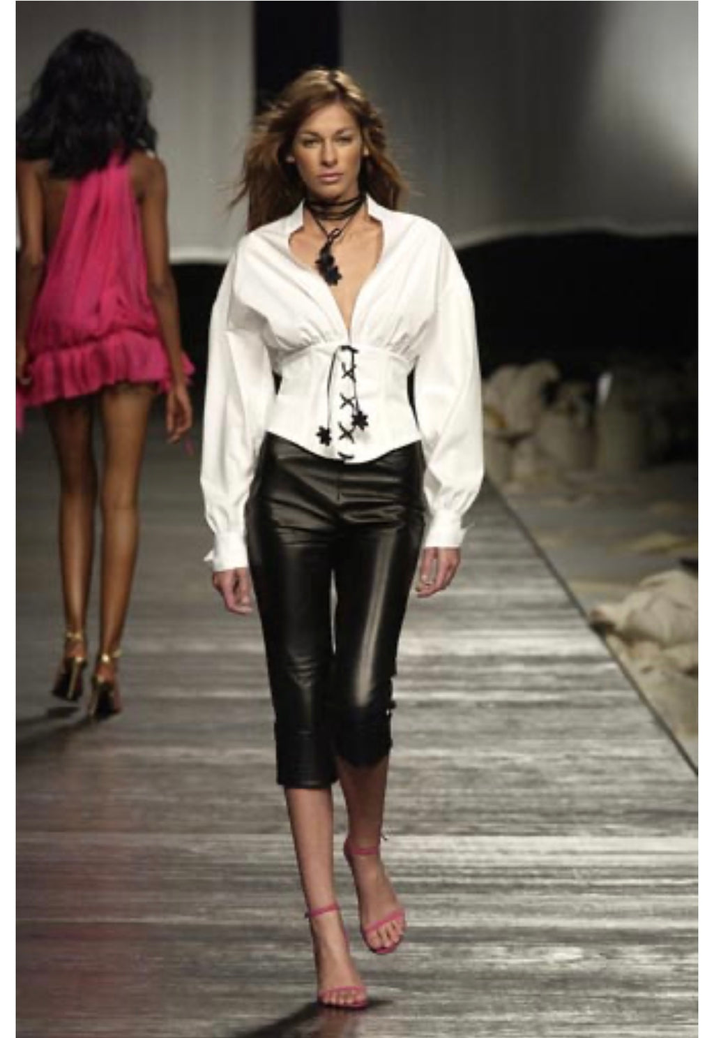 Iceberg Iceberg SS 2003 white corset shirt Tops Emilia Archive Vintage