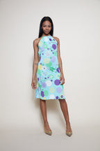 Versace open back dress