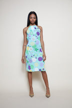 Versace open back dress