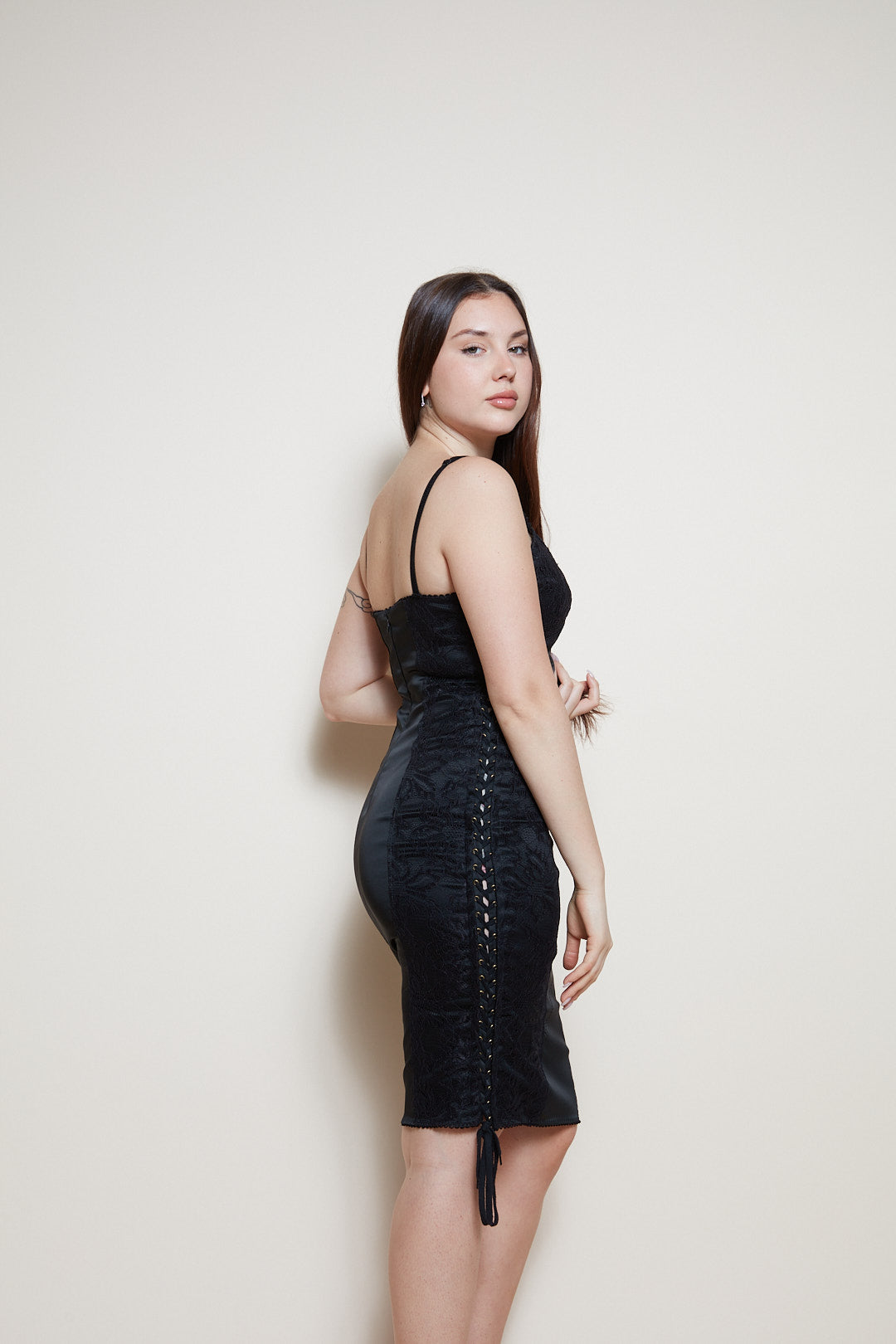 D&G satin laces dress