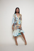 Roberto Cavalli S/S 2002 silk co-ord