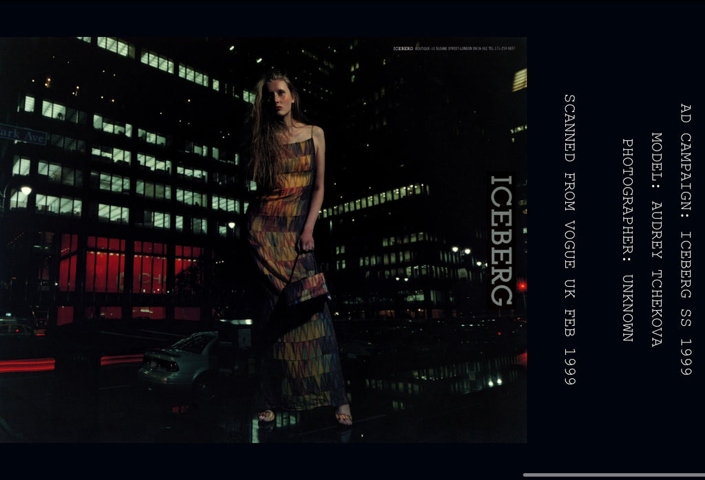 Iceberg S/S 1999 knee-length dress