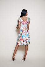 Roberto Cavalli S/S 2003 floral dress