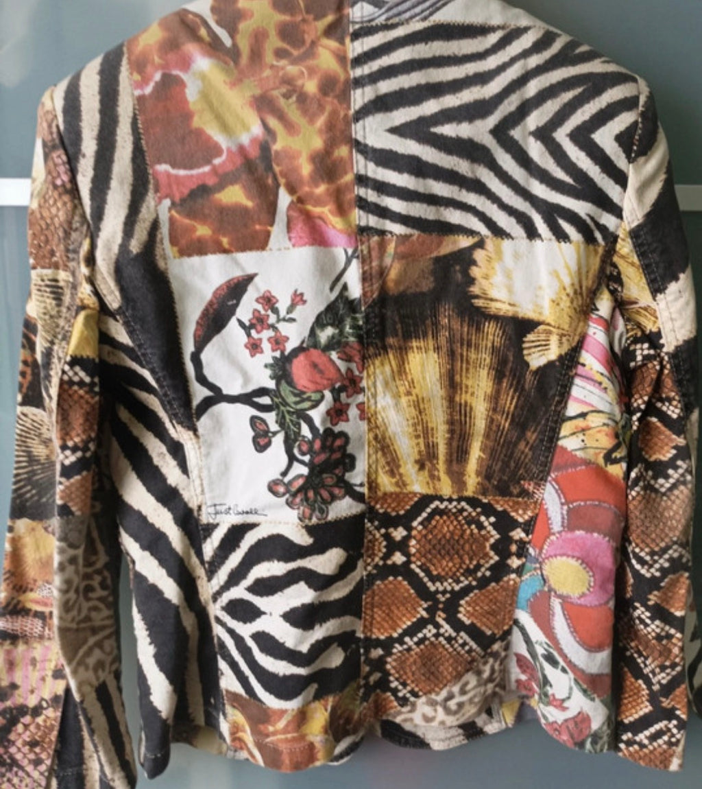 Just Cavalli F/W 2005 leopard colorful jacket